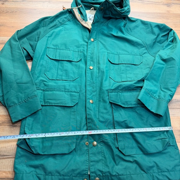 Woolrich Jacket Parka Barn Coat Vintage Women Size M Medium Detachable Hood - Picture 4 of 7